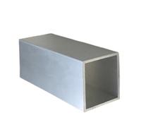 Aluminium Square Tube Box， 6063 Aluminum Hollow Tube Square Rectangular Pipe Multiple Sizes for Construction(245 * 25 * 25 * 1MM)