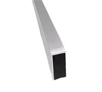 Aluminium Square Tube Box， Hollow Square Rectangular Aluminum Alloy Tubing 300mm 500mm Multiple Sizes(300 * 40 * 15 * 1.5MM)