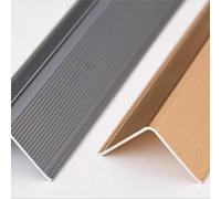 Aluminium Stair Nosing Edge，Stair Nosing/Edge Protector,Easy to Install，Children to Walk The Stairs Safely(Gold,90cm L 100mm*30mm)