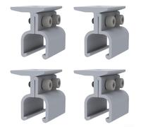 Aluminium Standing Seam Clamp Package with Stainless Steel Screws Total of 14 Pcs (4pcs)