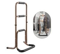 Aluminium Standing up Frame for Elderly - Adjustale Height Sit to Stand Assist, Safe Help to Stand and Move Assist Devices with Anti-Slip Protector, Portable Lift Assist for Elderly from Floor