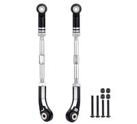 Aluminium Steering Camber Link Set Toe Link Steering Linkage Turnbuckles and Camber Links for Arrma 1/8 Kraton/Notorious 6S BLX Upgrades Parts (Black)