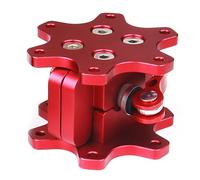 Aluminium Steering Wheel Adapter Hub Quick Release 70mm Steering Wheel Adapter Hub Q1R for Logitech G25 G27 Steering Wheel (Red)