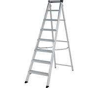 Aluminium Step Ladder Class 1 Folding Industrial Trade Youngman Heavy Duty Steps (8 Tread)