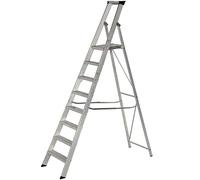 Aluminium Step ladders Industrial Platform Steps BS2037 Class 1 Youngman Ladder (8 Tread)