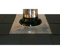 Aluminium StoveMaestro Tiled roof Flashing 50-170mm Flashing for Tile Roofs