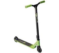 Aluminium Stunt Scooter, Muuwmi Kickscooter 100mm, Black/Green