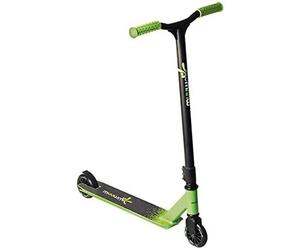 Aluminium Stunt Scooter, Muuwmi Kickscooter 100mm, Black/Green