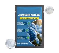 Aluminium Sulphate,100g Soil PH Reducer For Blue Hydrangeas, Garden Acidifier With Gentle Action, Use For Berry Bushes, Ferns, Greenhouse Plants, Dilute Evenly & Water In