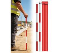 Aluminium Survey Pole for Construction Mapping Surveying Range Pole(A,200 cm/78.74 inch)