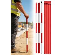 Aluminium Survey Pole for Construction Mapping Surveying Range Pole(A,300 cm/118.11 inch)