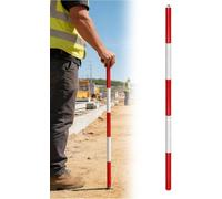 Aluminium Survey Pole for Construction Mapping Surveying Range Pole(A,Middle Section)