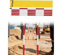 Aluminium Survey Pole for Construction Site & Mapping Work(A,500 cm/16.40 feet)