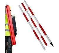 Aluminium Survey Pole for Mapping Construction Layout(2m/6.5ft)