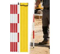 Aluminium Survey Pole for Site Survey Construction Marking(Rivets,196.85 inch)