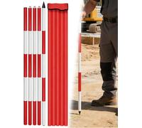 Aluminium Survey Pole for Site Survey Construction Marking(Thick,196.85 inch)