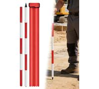 Aluminium Survey Pole for Site Survey Construction Marking(Thick,78.74 inch)