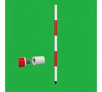 Aluminium Survey Pole, Sectional Measuring Rod, Detachable Centering Rod, Surveying Range Pole for Site Survey, Construction Marking and Engineering Measuring Work(5m/16.4ft)