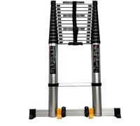 Aluminium Tallest Telescopic Ladder， with Stabilizer Bar& Wheels， Loft Heavy Duty Telescoping Ladder， Mighty Portable Extension Ladder (Size : 5m/16.4ft)