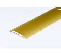 Aluminium Threshold Strip 40mm x 1M Door Floor Trim Transition Carpet Cover LPOS TMW Profiles (Gold)
