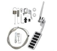 Aluminium Throttle Pedal for 2x4.5 Inch Frame - for for general Gas Pedal with 36" Cable Kit & Bracket - Direct Replacement for Hot Rods