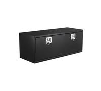 Aluminium Tool Box, 60 x 45 x 45 cm Lockable Truck Toolbox with Keys, Robust Waterproof Storage Boxes, Heavy Duty Steel Carry CaseCarry Case Chest for Trailer Lorry Van RV