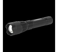 Aluminium Torch 10W SMD LED Adjustable Focus Rechargeable