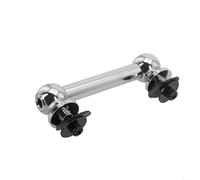 Aluminium Two Side Snare Drum Lugs Double Ended 26mm to 90mm Hole Distance Silver Finish for Jazz Drum Set Maintenance(66MM)