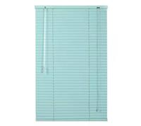 Aluminium Venetian Blind green Windows Shades,25mm Metal blade Treatment Shutters Room Darkening,Adjustment Curtains for Home Office Kitchen,Metal Blackout Roller Blinds (W135cm×H130cm)