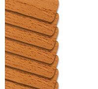 Aluminium Venetian Blind Wood grain 35mm blades Roman Blinds Windows Sun Shades,Treatment Shutters,Privacy Screen Blackout Roller Blinds,for Home Office Kitchen (W115cm×H240cm,orange)