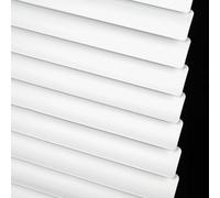 Aluminium Venetian Blinds Metal Slat Home Office Blind Thin Slats Kitchen Blinds Blackout Shutters Child Safe Home Office,Customisable, Matte White (80×170cm)