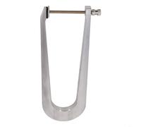 Aluminium Violin Making Tools Bass Bar Clamps Set 5 Sizes for Luthier Repair Guitar Cello Sound Bar Clamp Deep Throat Design Silver(Depth 24cm)