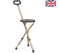 Aluminium Walking Stick with Seat - Adjustable Height for Ultimate Convenience