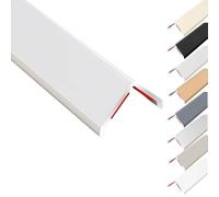 Aluminium Wall Corner Protector, Self Adhesive Metal Edge Guard, L Molding Corner Guards With 90° Angle For Wall Door Frame Cabinet Baseboard Protection And Decoration(Beige,3.6x80cm)