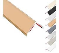 Aluminium Wall Corner Protector, Self Adhesive Metal Edge Guard, L Molding Corner Guards With 90° Angle For Wall Door Frame Cabinet Baseboard Protection And Decoration(Gold,2.5x80cm)