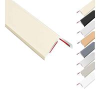 Aluminium Wall Corner Protector, Self Adhesive Metal Edge Guard, L Molding Corner Guards With 90° Angle For Wall Door Frame Cabinet Baseboard Protection And Decoration(Light Yellow,3.6x80cm)
