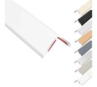 Aluminium Wall Corner Protector, Self Adhesive Metal Edge Guard, L Molding Corner Guards With 90° Angle For Wall Door Frame Cabinet Baseboard Protection And Decoration(Cream,2.5x80cm)