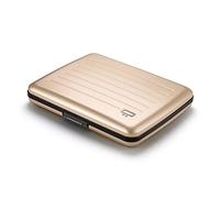 Aluminium Wallet, Large Capacity, RFID Protection. Model: OSLO LARGE | Hidden compartment for cash, coins and documents. Instant card access. Secure metal clasp. Holds up to 10 cards & bills.
