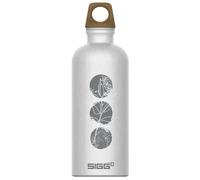 Aluminium Water Bottle Abstract Silver Motif 100% Recyled Eco Friendly