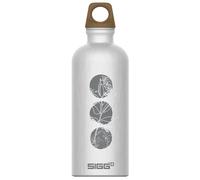 Aluminium Water Bottle Abstract Silver Motif 100% Recyled Eco Friendly