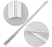 Aluminium Welding Rods .6mm and 2.0mm - Low Brazing Soldering for Metal Repair - 10 or 20 Pieces Pack, 330mm Length, No Flux Needed(.6mmx330mm-10pcs)