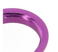 Aluminium Winding Checks for Rod Building and Repair, Lightweight Anodised, Internal Diameter Options 9 15 5mm (15.5mm Purple)