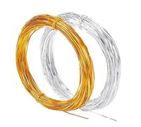 Aluminium Wire Aluminium Wire 40mm 18ft/1m Gold Silver Cloisonné Enamel 0.4mm Thickness For DIY Jewellery Making
