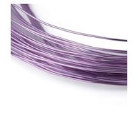 aluminium wire Aluminum Wire DIY Weaving Process Colored Alumina Making Small Ornaments Material for art(Light purple,0.8mm X 10m)