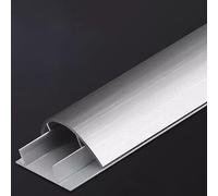 Aluminium Wire Channels, Aluminium Self Adhesive Cable Trunking Wire Hider Indoor Outdoor Multiple Sizes 1M(47.1 * 12.6Mm)
