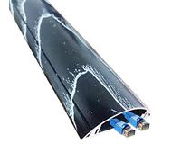 Aluminium Wire Channels, Cable Raceway Wire Management Multicolor Multiple Widths 39-inch Aluminum Alloy(Black,Width 47Mm)