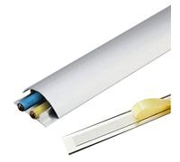 Aluminium Wire Channels, Stainless Steel Cable Trunking Raceway 1m Silver Multiple Sizes(Silver,Width 78Mm)