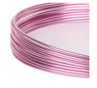 Aluminium Wire DIY Handcraft Woven Metal Wire Plant Pot Ties Colored Aluminum Oxide Soft Artwork Shaping Crafts Display For process(PK,2mm about5m)
