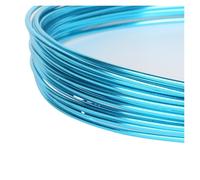 Aluminium Wire DIY Handcraft Woven Metal Wire Plant Pot Ties Colored Aluminum Oxide Soft Artwork Shaping Crafts Display For process(TR,2.5mm about3.0m)