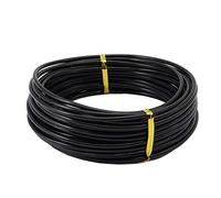 Aluminium Wire Rolls 10m Bendy Craft Silver Wire for Jewelry Making,DIY Sculpture,Modelling Making and Crafts(Black,Diameter-3.0mm)